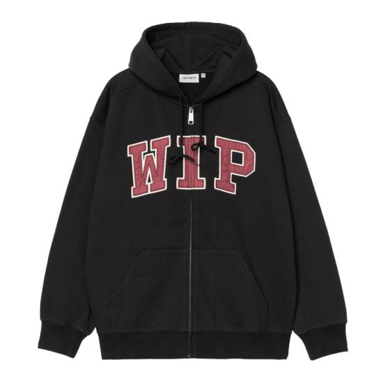 26FW 칼하트 WIP 후드 티셔츠 I034691 8906 BLACK