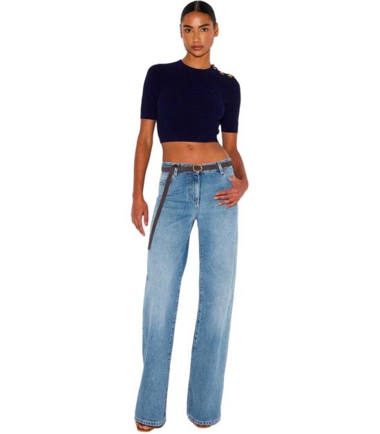 26FW 엘리자베타프랜치 데님 팬츠 PJ20N66E2 139 26 Light Blue - ELISABETTA FRANCHI