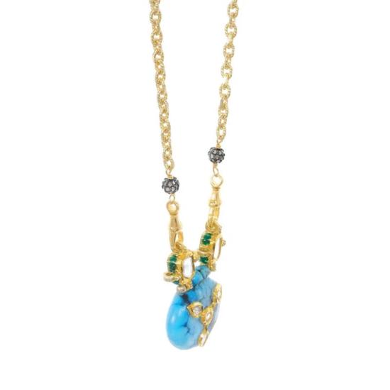  마리 로르 샤모렐 목걸이/팬던트 MLS1005 METALLIC - MARIE LAURE CHAMOREL