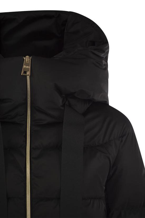 26FW 에르노 새틴 A-셰이프 재킷 PI1304D12170Z 9300 BLACK - HERNO