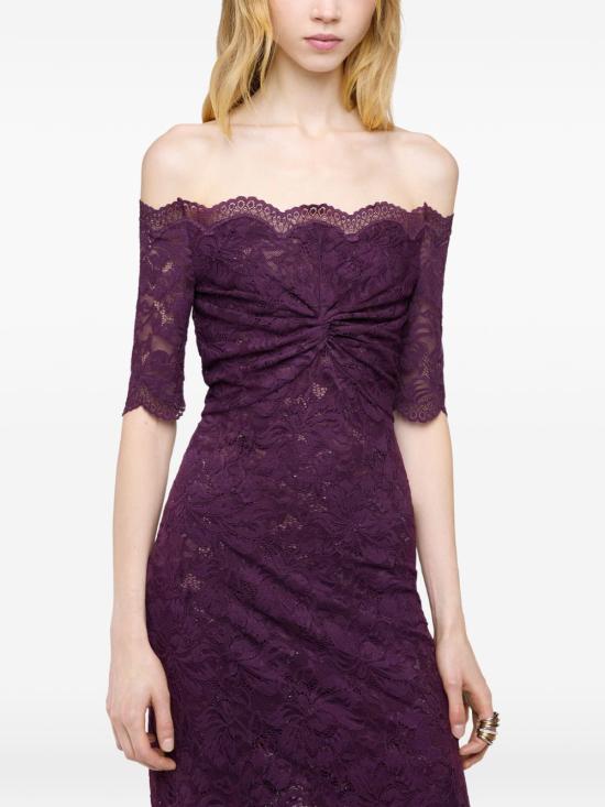 26FW 파코라반 미디 원피스 26AJRO106PA0170 P534 PURPLE - PACO RABANNE