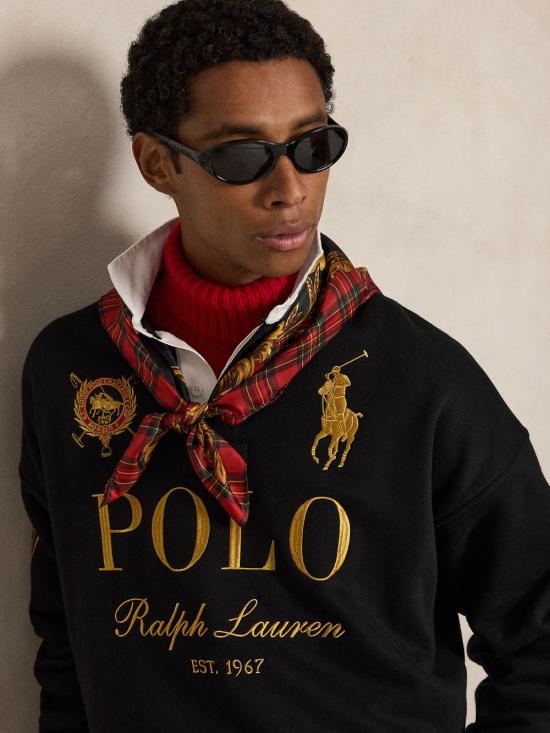 26FW 폴로 랄프로렌 긴팔 티셔츠 710B28609 001 BLACK - POLO RALPH LAUREN