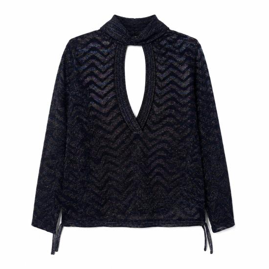 26FW 미소니 스웨터 DS26WN2SBK01LM SMSR7 BLUE
