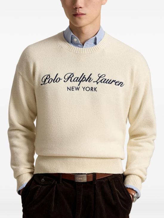 26FW 폴로 랄프로렌 스웨터 710B26782 001 CREAM - POLO RALPH LAUREN
