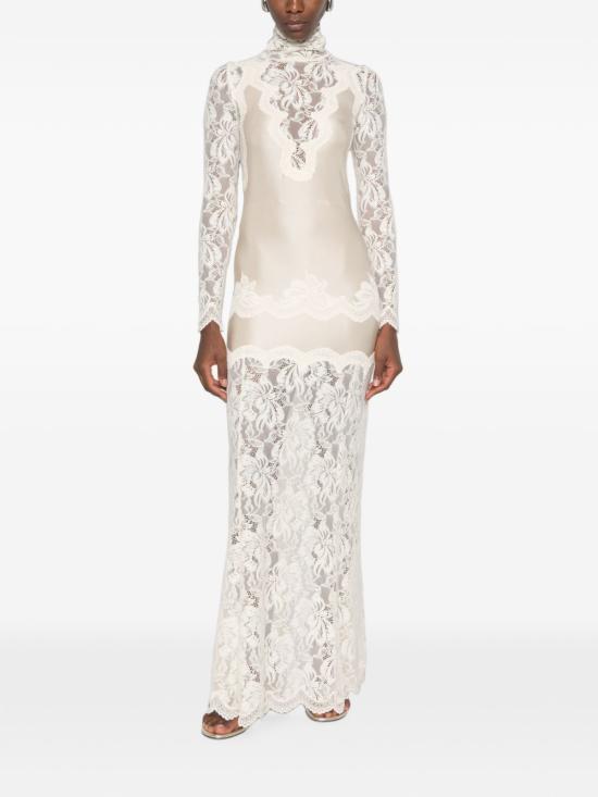 26FW 파코라반 미디 원피스 26AJRO372PA0170 P105 WHITE - PACO RABANNE