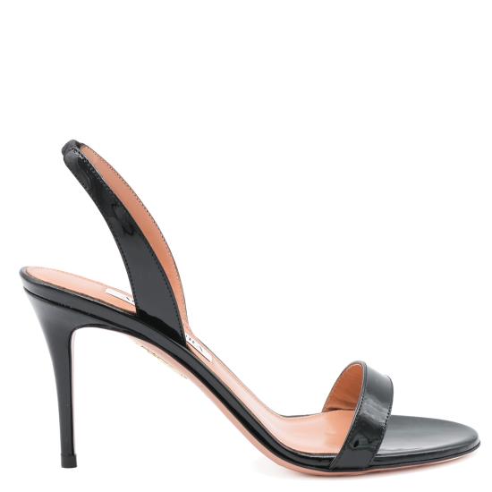 26FW 아쿠아주라 샌들 SNUMIDS0 PAT000 BLACK - AQUAZZURA