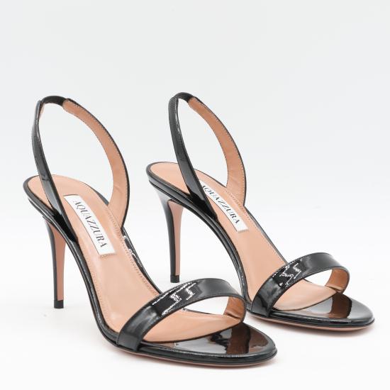 26FW 아쿠아주라 샌들 SNUMIDS0 PAT000 BLACK - AQUAZZURA