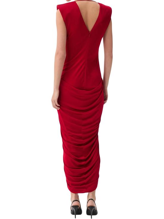 26FW 베르사체 미디 원피스 1026705 1A124971RB30 RED - VERSACE