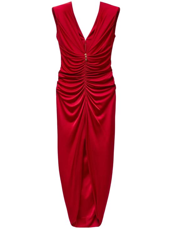 26FW 베르사체 미디 원피스 1026705 1A124971RB30 RED