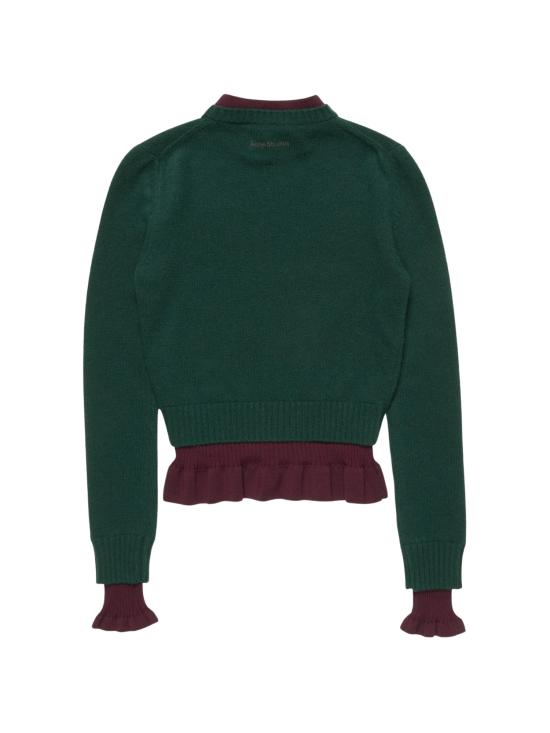26FW 아크네 스튜디오 스웨터 A60707 KNIT000034AAX GREEN - ACNE STUDIOS