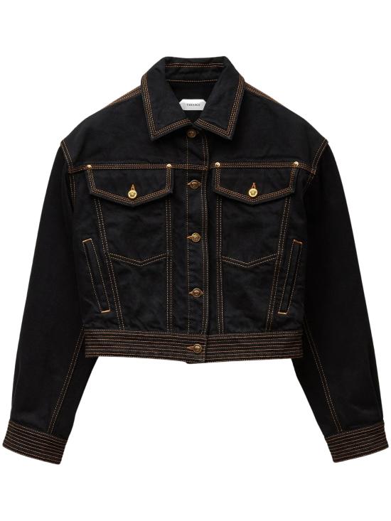 26FW 베르사체 자켓 1026464 1A187781D040 BLACK
