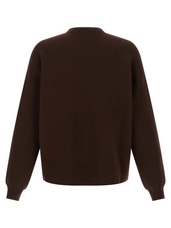26FW 로에베 아나그램 코튼 니트 스웨터 H526Y14KOG2999 Brown - LOEWE