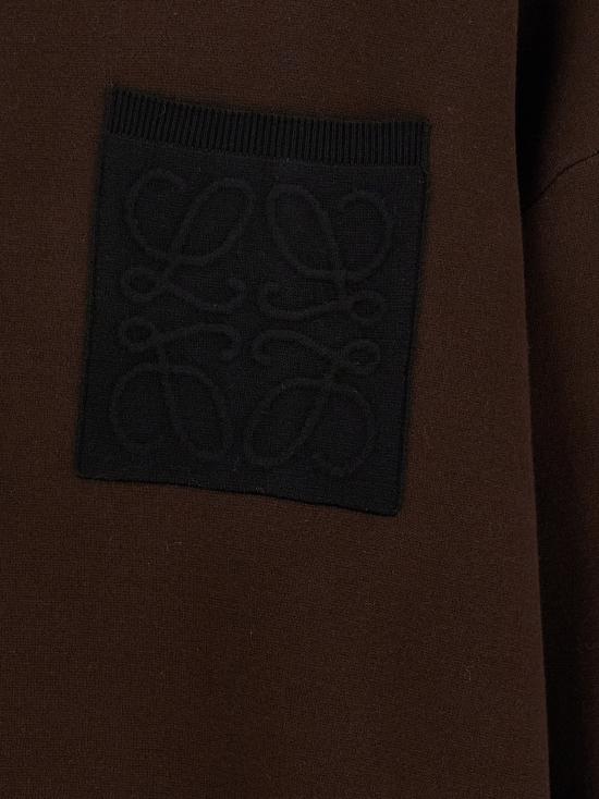 26FW 로에베 아나그램 코튼 니트 스웨터 H526Y14KOG2999 Brown - LOEWE