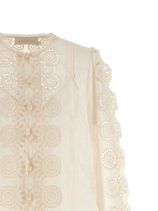  짐머만 블라우스 LD4287TSS252IVO CREAM - ZIMMERMANN