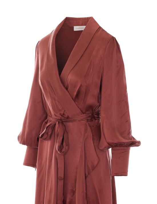 26FW 짐머만 미디 원피스 8066DF26R BLSHR PINK - ZIMMERMANN