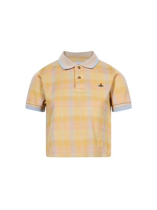 26FW 비비안웨스트우드 반팔 티셔츠 1H010005J00BH O202 HERRINGBONE STRIPE