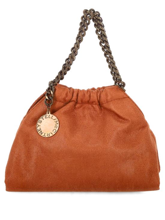 26FW 스텔라 맥카트니 팔라벨라 드로스트링 숄더백 7B0144 WP07357510 TANGERINE