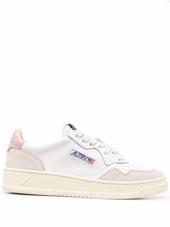 26FW 오트리 메달리스트 로우 레더 스니커즈 AULW LS37WHT POW