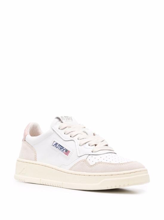 26FW 오트리 메달리스트 로우 레더 스니커즈 AULW LS37WHT POW - AUTRY