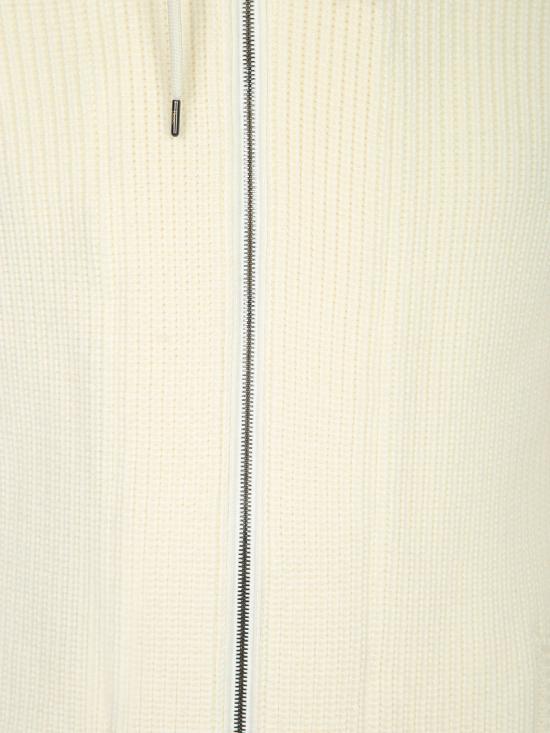 27FW 에르노 5게이지 리브 메리노 울 나일론 샤모니 재킷 MC000195U 70272 1000 White - HERNO