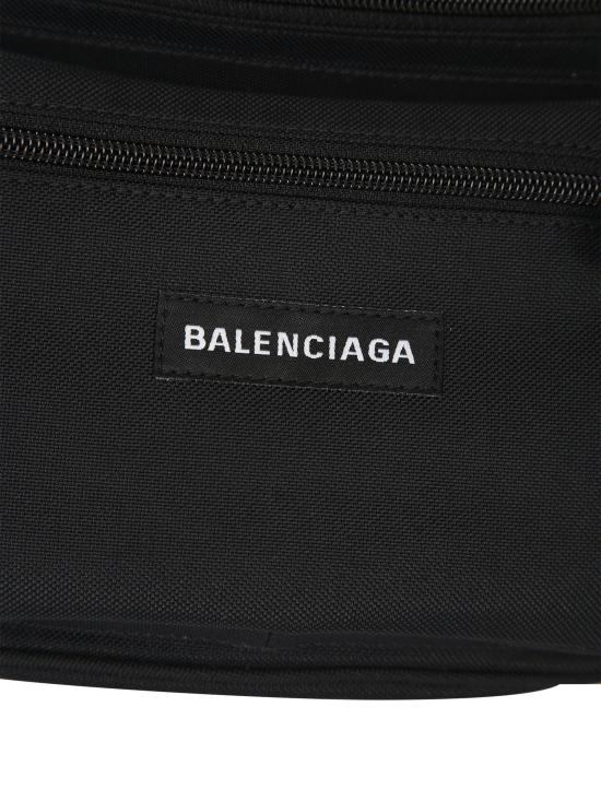27FW 발렌시아가 익스플로러 벨트백 482389 2JMF7 1000 Black - BALENCIAGA