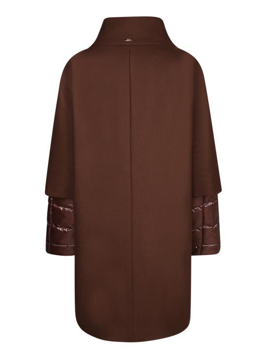27FW 에르노 울트라라이트 나일론 버진 울 혼방 코트 CA000640D 33344 8810 Brown - HERNO