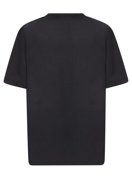 27FW 발렌시아가 디 어드레스 미디엄 핏 티셔츠 764235 TUVO6 1041 Black - BALENCIAGA