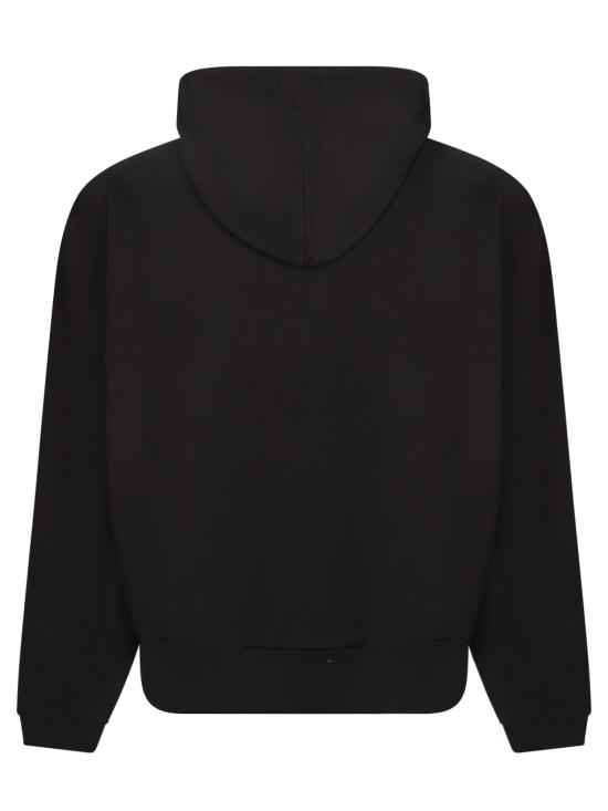 27FW 발렌시아가 더 도어 오버사이즈 집업 후디 850338 TUVQ9 1000 Black - BALENCIAGA