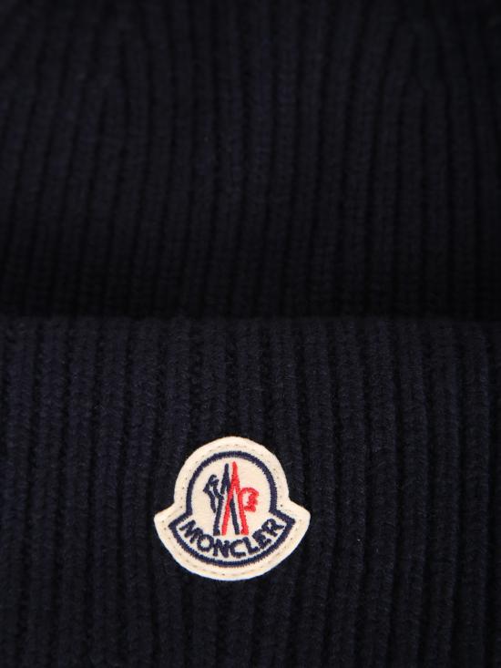 27FW 몽클레어 울 캐시미어 비니 L20913B000 87 M1127 742 Blue - MONCLER