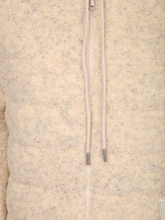 27FW 몽클레어 테디 패딩 집업 후디 L20938G000 34 89BI4 061 Beige - MONCLER