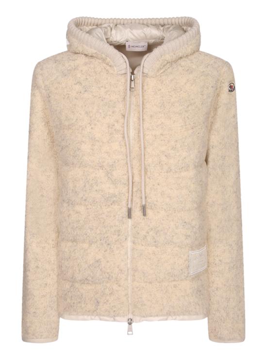27FW 몽클레어 테디 패딩 집업 후디 L20938G000 34 89BI4 061 Beige