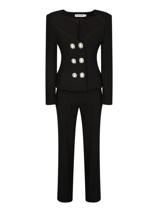 27FW 셀프 포트레이트 의류 AW26058JSB BLACK