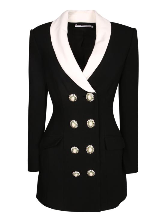 27FW 셀프 포트레이트 원피스 AW26054SB BLACK