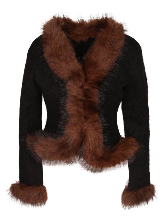 27FW 셀프 포트레이트 가디건 AW26148CB BLACK