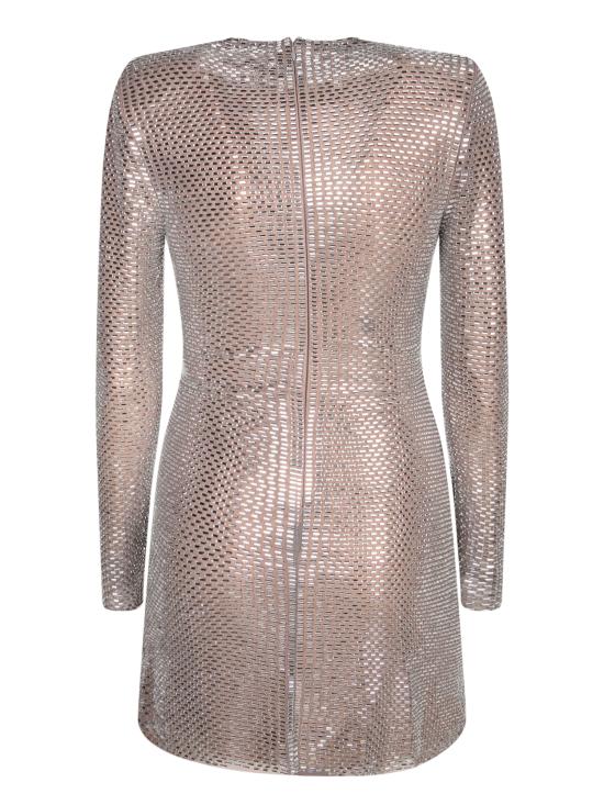 27FW 셀프 포트레이트 원피스 AW26154SGR GREY Metallic - SELF PORTRAIT