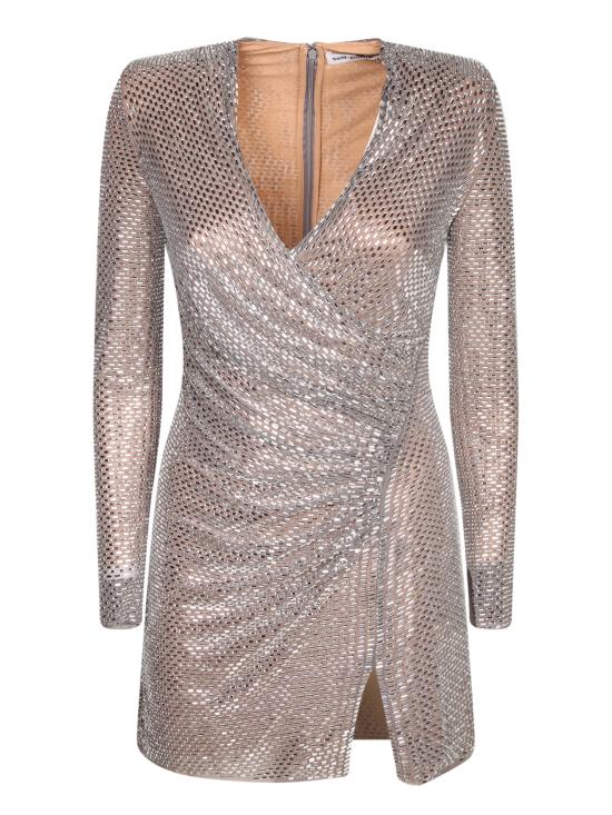 27FW 셀프 포트레이트 원피스 AW26154SGR GREY Metallic