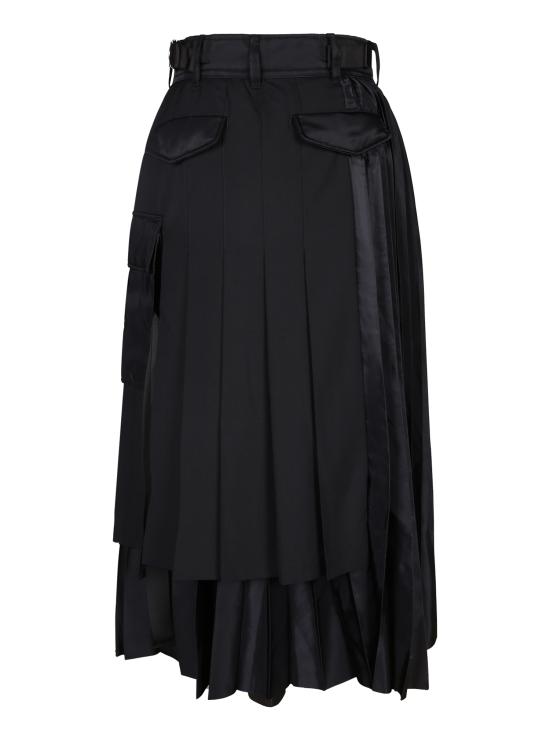 27FW 사카이 스커트 2608569 001 Black - SACAI