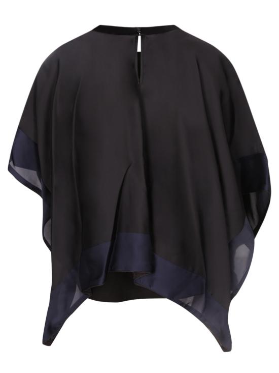 27FW 사카이 탑 2608629 001 Black - SACAI