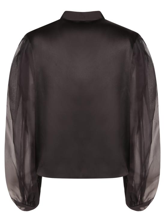 27FW 조르지오 아르마니 탑 GW004387 AF30225 ZZ017 Black - GIORGIO ARMANI
