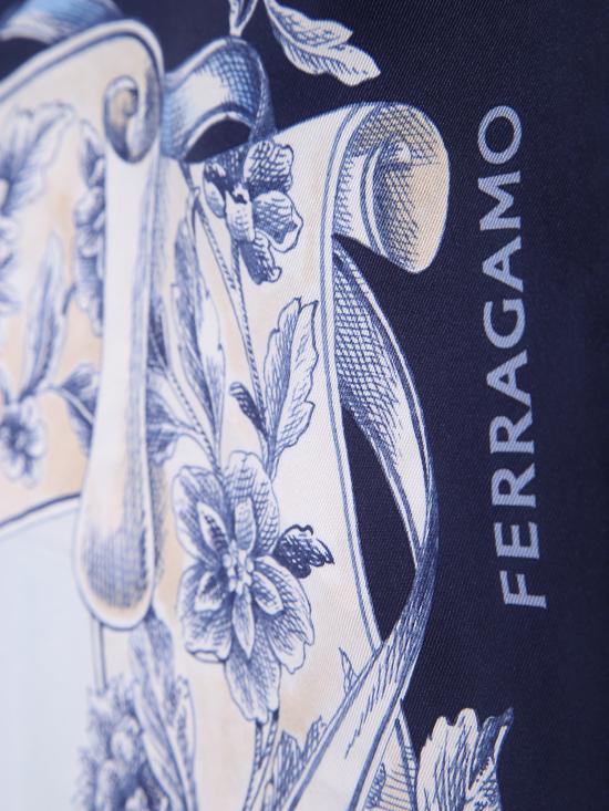 27FW 살바토레 페라가모 머플러/스카프 795588 310244 001 Blue - SALVATORE FERRAGAMO