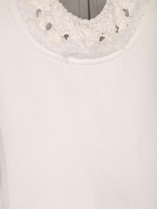 27FW 살바토레 페라가모 원피스 793942 13I269 MASCARPONE White - SALVATORE FERRAGAMO