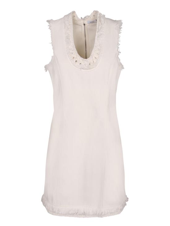 27FW 살바토레 페라가모 원피스 793942 13I269 MASCARPONE White