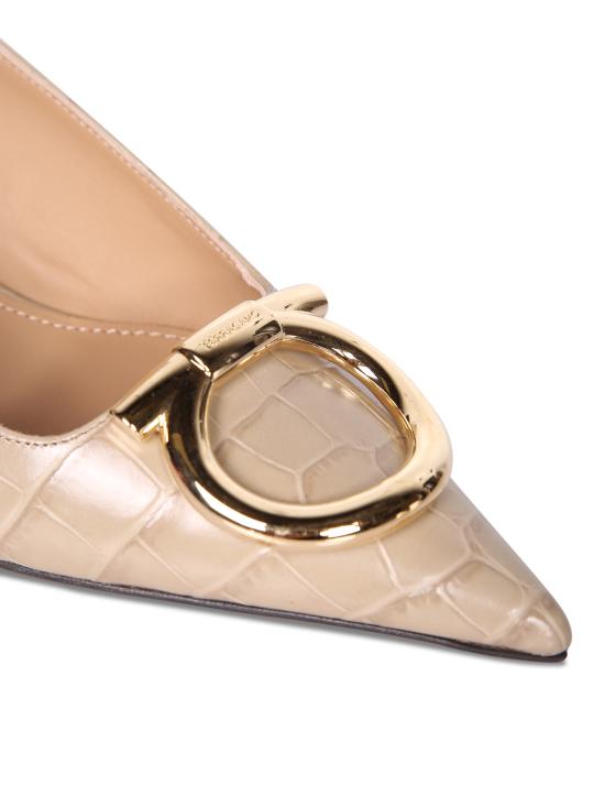 27FW 살바토레 페라가모 힐/펌프스 794989 01L946 WARM TAUPE Beige - SALVATORE FERRAGAMO