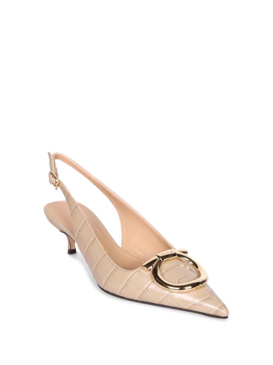 27FW 살바토레 페라가모 힐/펌프스 794989 01L946 WARM TAUPE Beige - SALVATORE FERRAGAMO