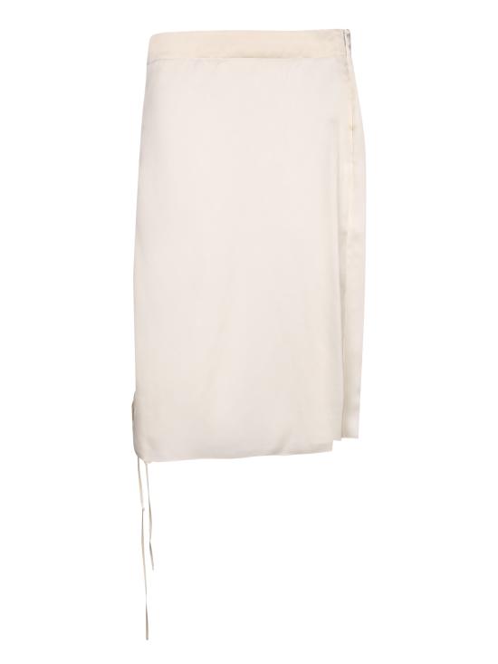 27FW 살바토레 페라가모 스커트 797884 13I833 PARCHMENT White