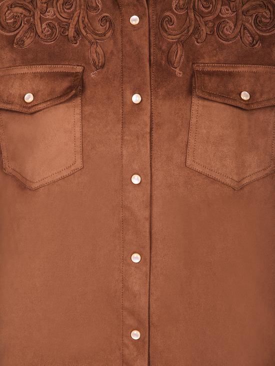 27FW 에르마노 피렌제 셔츠 D49EK016 E94 MFB76 Brown - ERMANNO FIRENZE