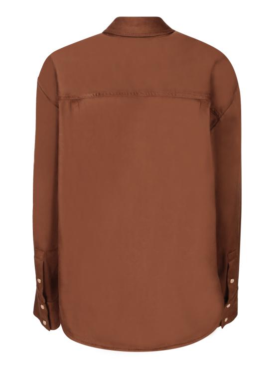 27FW 에르마노 피렌제 셔츠 D49EK016 E94 MFB76 Brown - ERMANNO FIRENZE