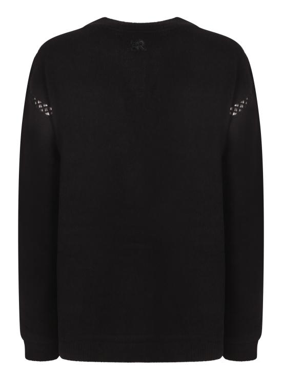 27FW 에르마노 피렌제 가디건 D49EN011 E58 MF099 Black - ERMANNO FIRENZE