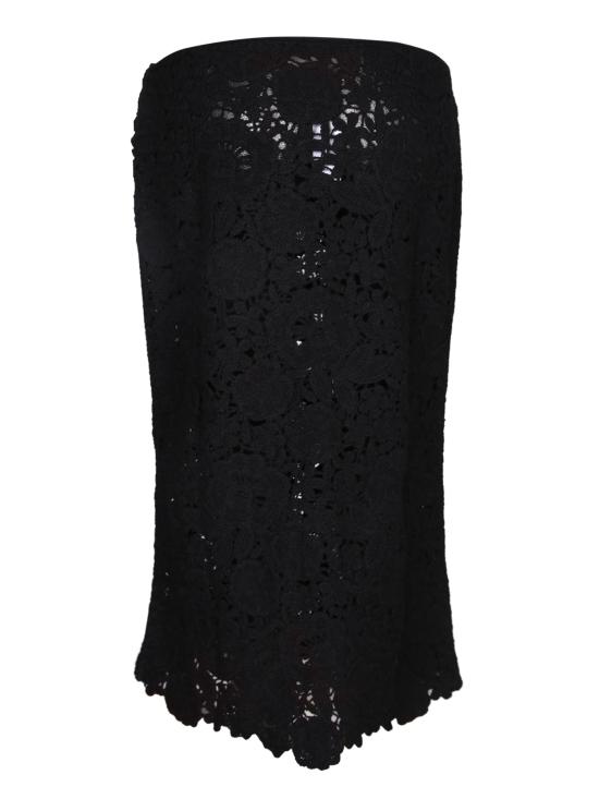 27FW 에르마노 피렌제 스커트 D49EO028 E58 MF099 Black - ERMANNO FIRENZE