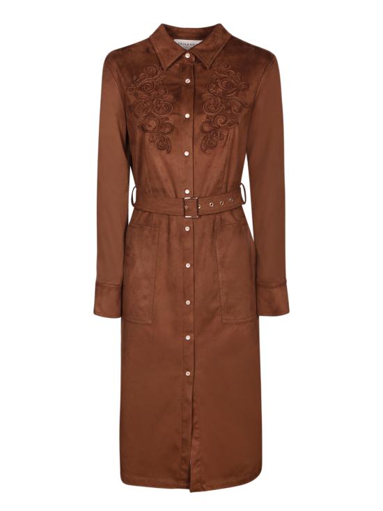 27FW 에르마노 피렌제 원피스 D49EQ013 E94 MFB76 Brown
